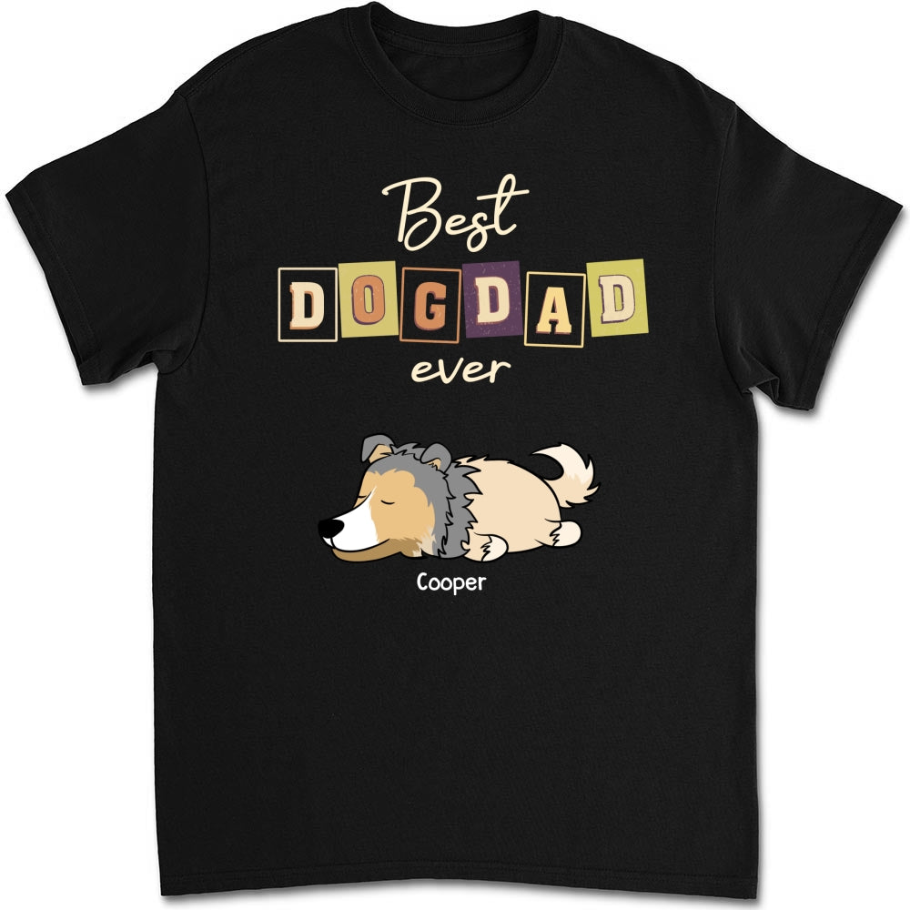Personalized Custom Unisex My Dog Mom Dad T-shirt - Ideal Gift for Pet Lovers