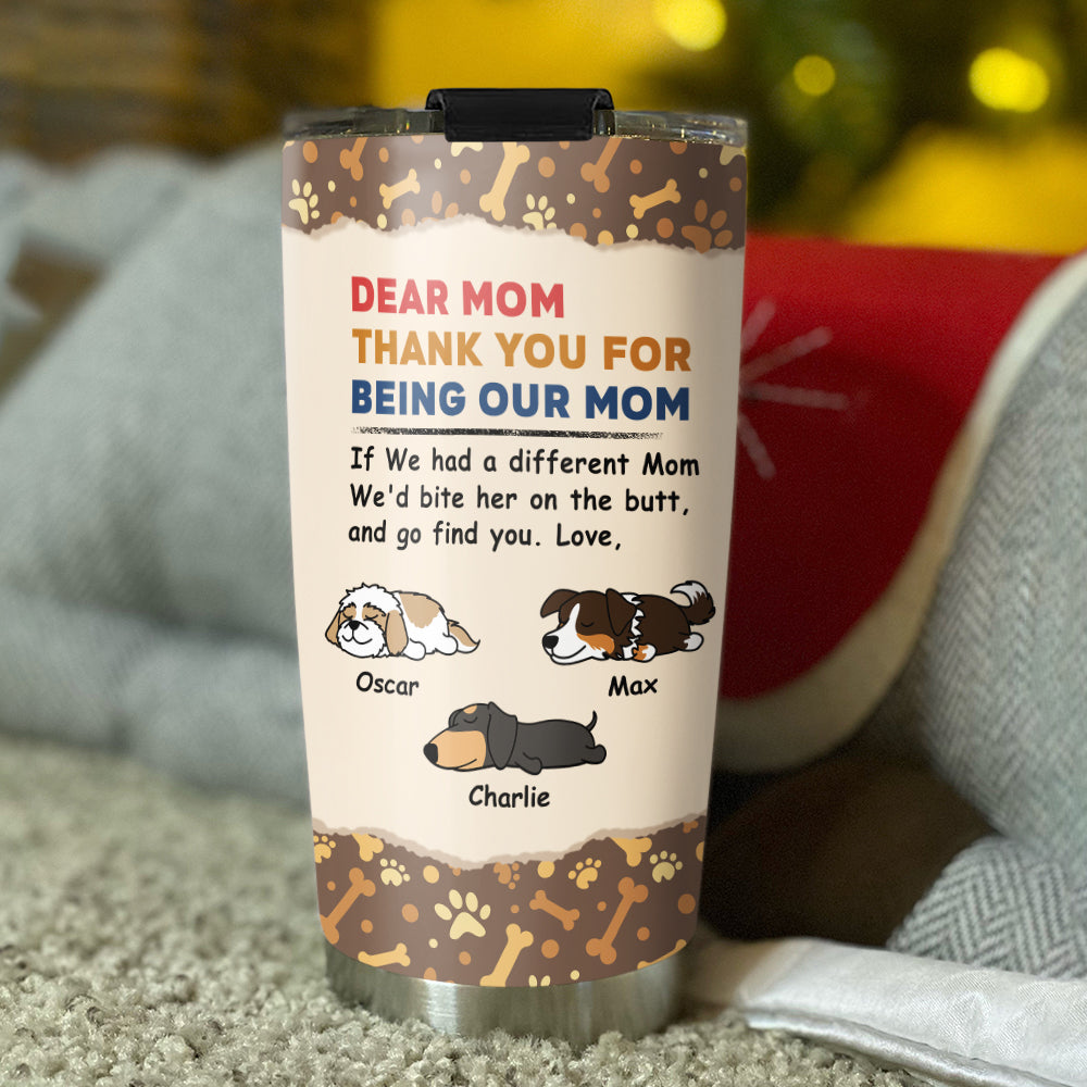 Personalized Custom 'Bite The Butt' Tumbler - Express Your Style
