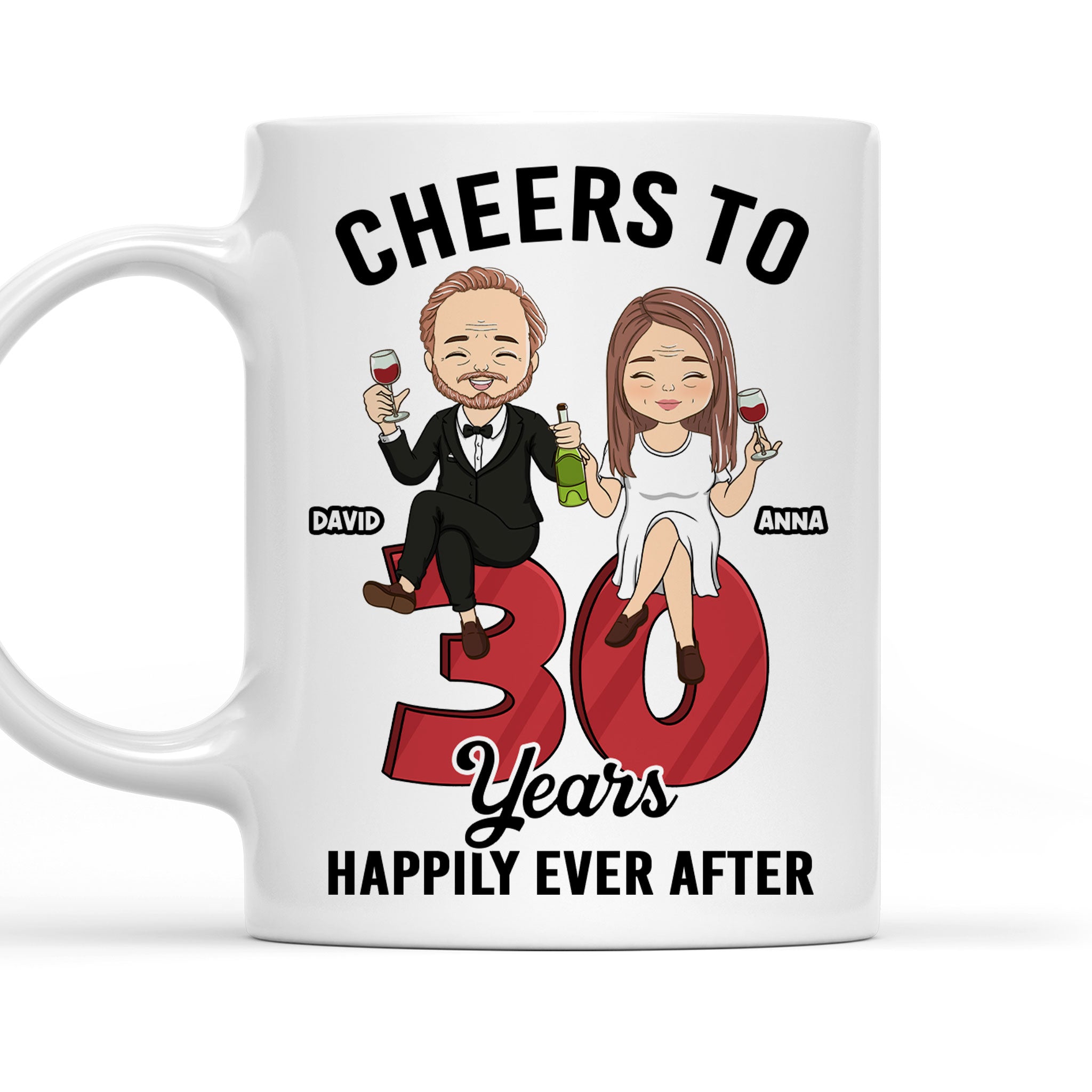 Cheers To - Customizable Personalized Coffee Mugs for Couples