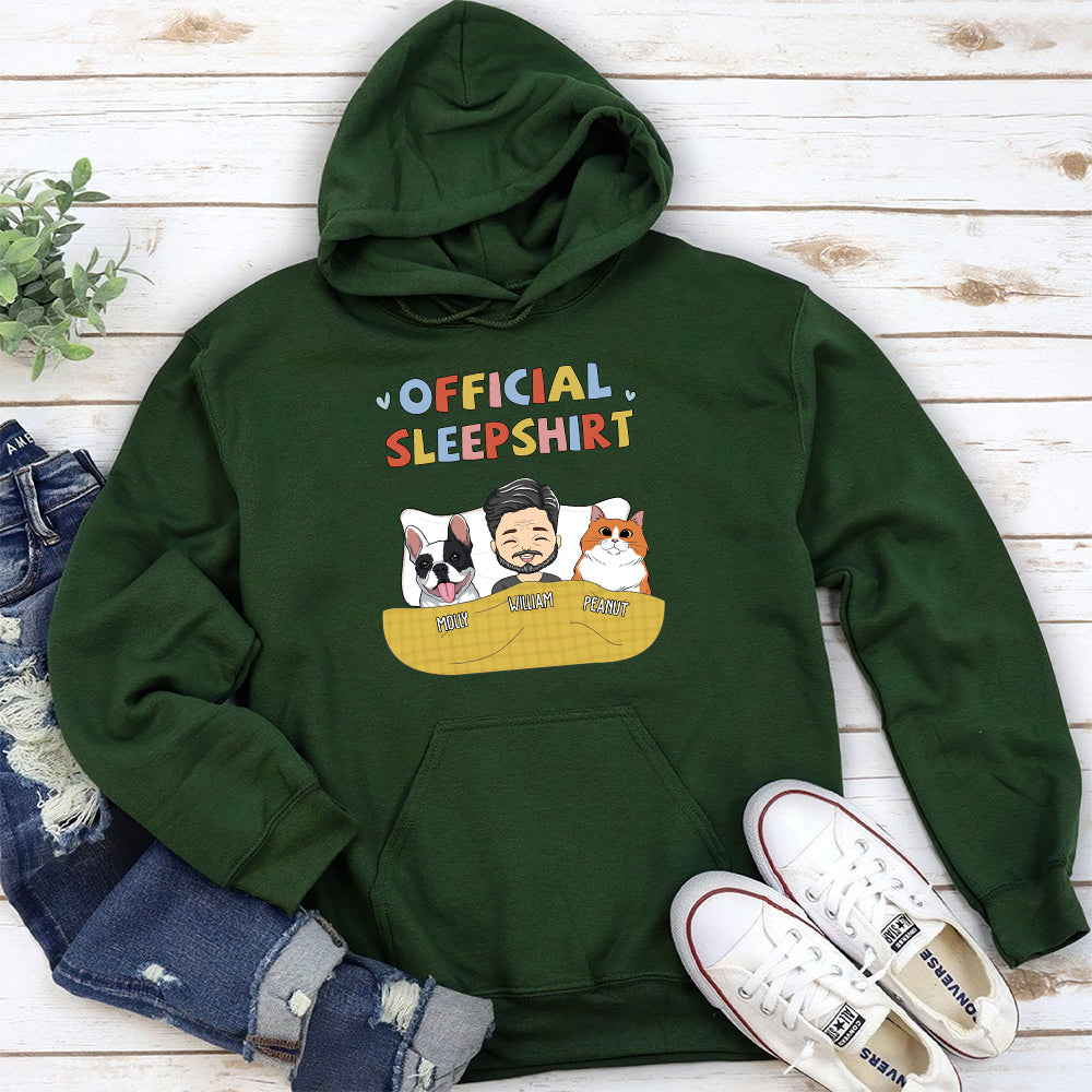 Personalized Happy Sleepshirt - Custom Hoodie for Pet Lovers