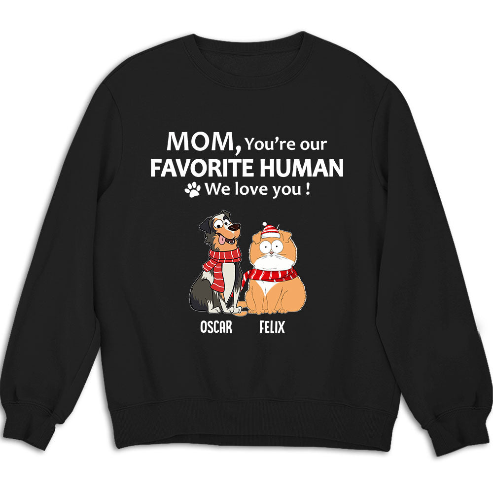 To My Human - Customizable Personalized Sweatshirt for Pet Lovers
