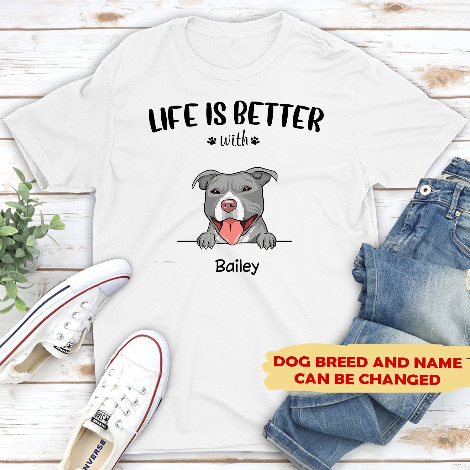Best Life - Personalized Premium Unisex Pet Lover T - shirt