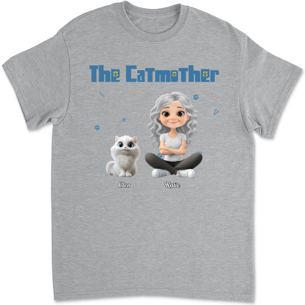 Personalized Unisex 'I Am The Catmother' T-Shirt - Ideal Gift for Pet Lovers