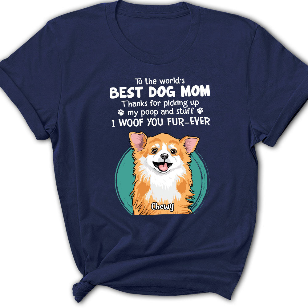 Personalized Thank You Dog Mom and Dad Women's T-shirt - Ideal Gift for Pet Lovers