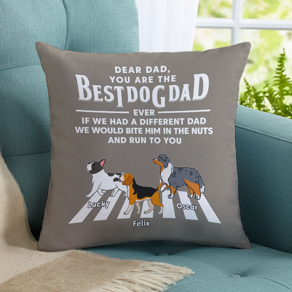 Customizable Personalized Dog-Themed Throw Pillow for Pet Lovers
