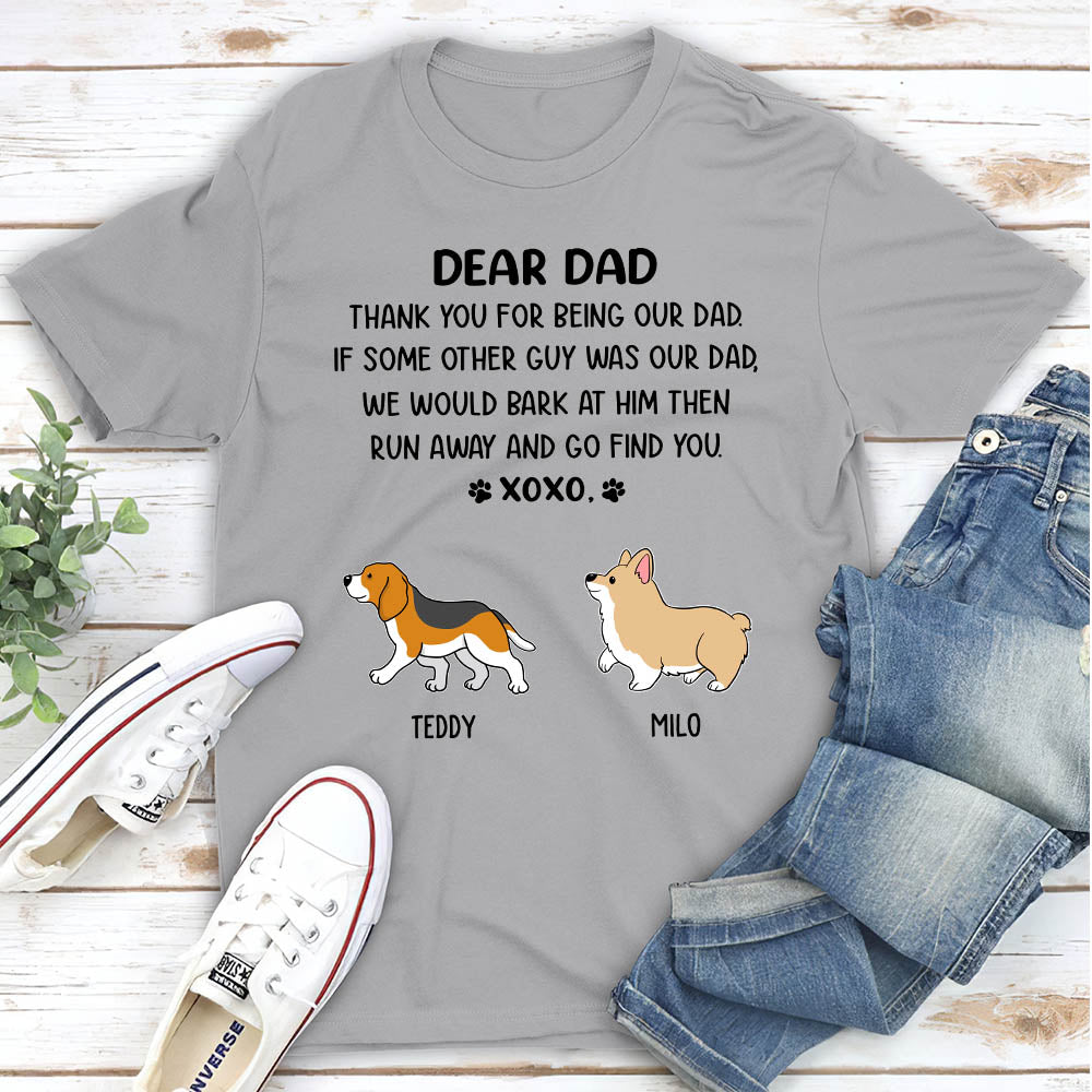 Dear Dad Xoxo - Customizable Unisex Personalized T - shirt for Pet Lovers