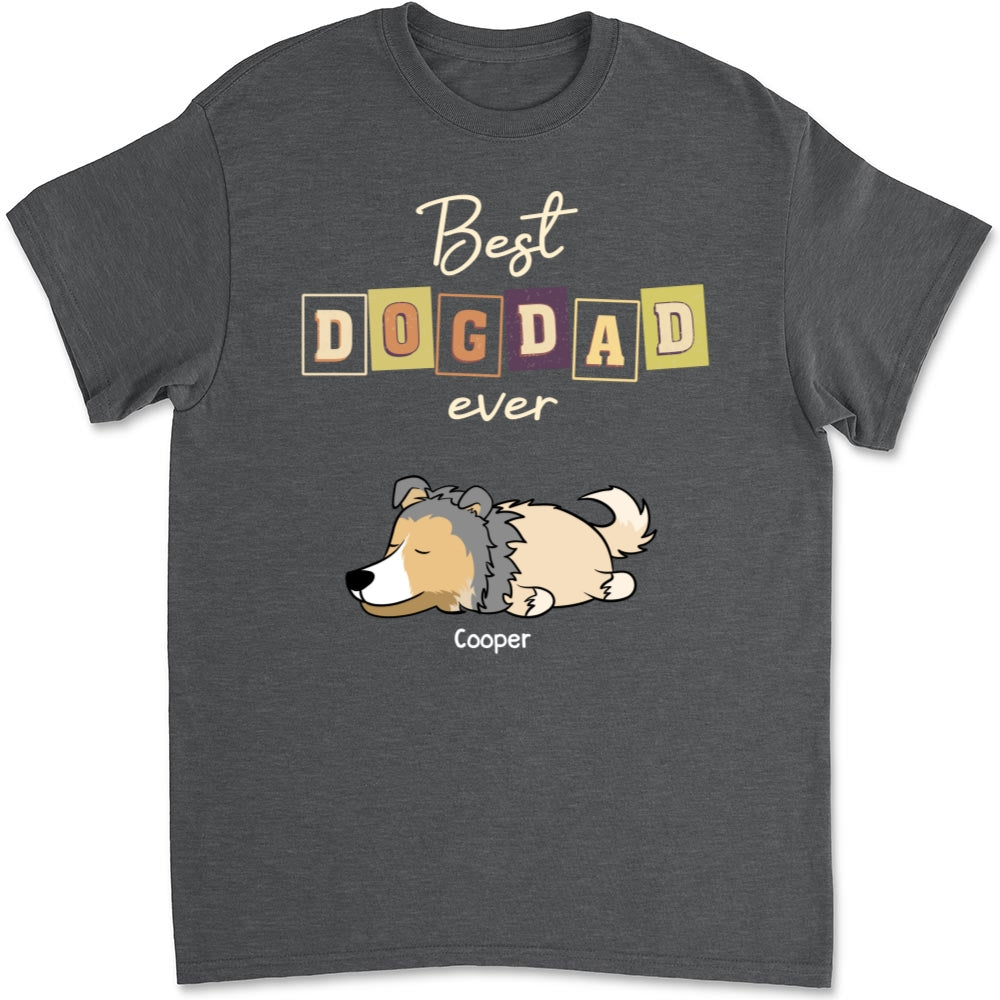 Personalized Custom Unisex My Dog Mom Dad T-shirt - Ideal Gift for Pet Lovers