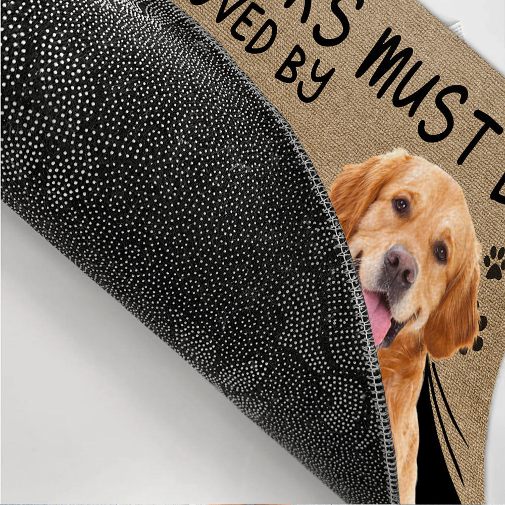Pet-Approved Personalized Custom Doormat with Your Cat's Photo