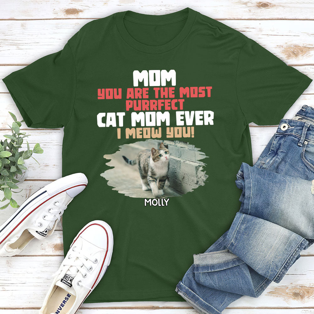 Purrfect Personalized Unisex Custom T-shirt for Pet Lovers