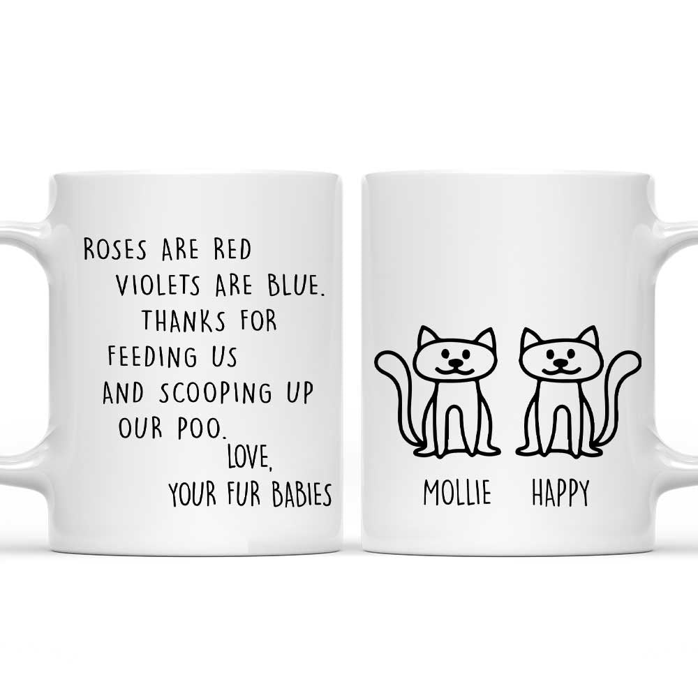 Personalized Thank You For Scooping My Poo Custom Coffee Mug - Ideal Gift