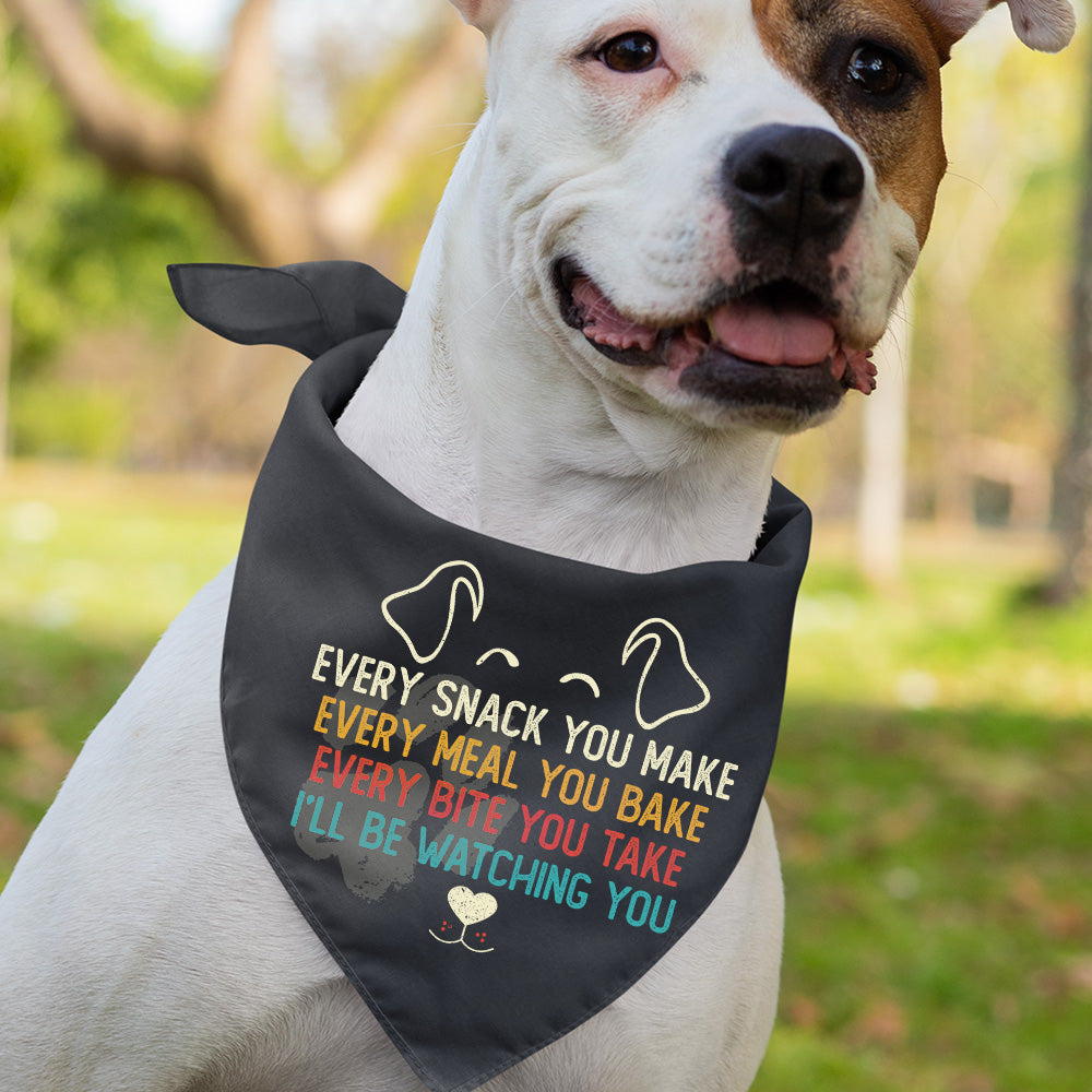 Stylish 'I'll Be Watching You' Dog Bandana - Perfect Gift for Your Furry Friend