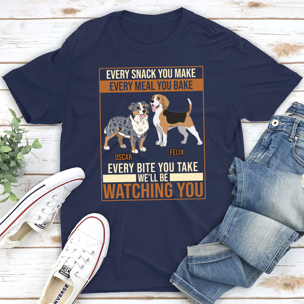 Personalized Unisex Snack and Meal - Inspired T-shirt for Pet Lovers