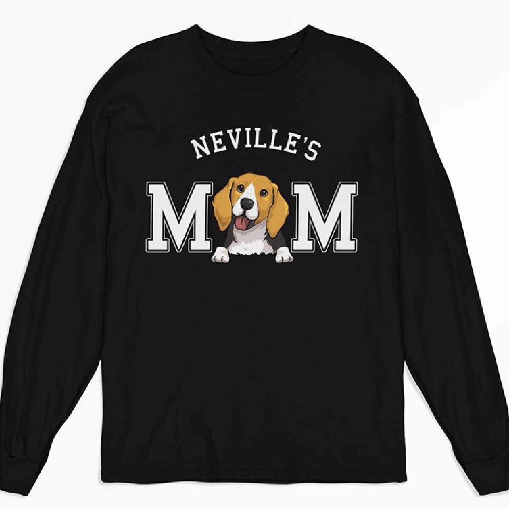 Customizable Dog Dad/Mom Long Sleeve Personalized T-shirt - Ideal Gift