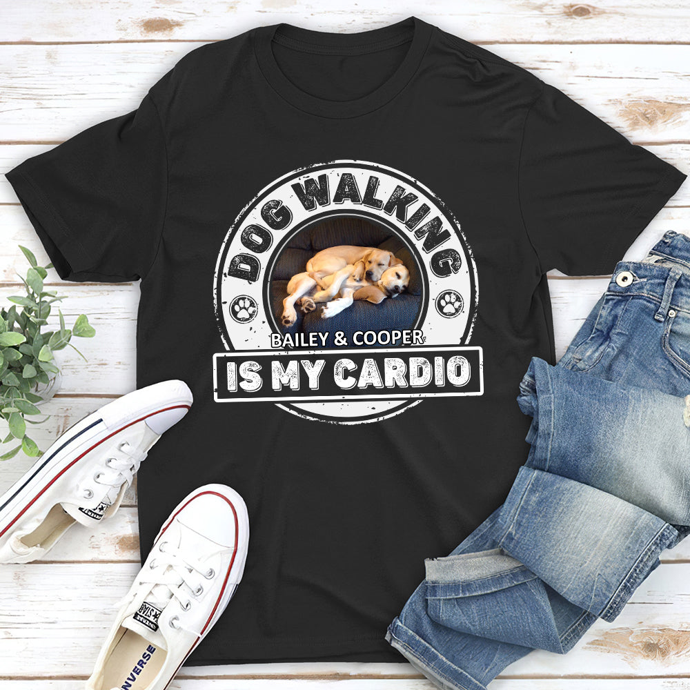 Personalized Cardio With Dog Unisex T - shirt: Ideal Gift for Pet Lovers