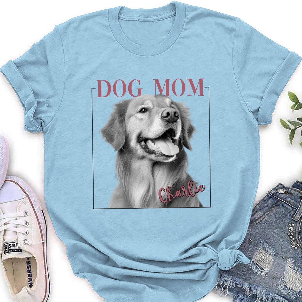 Personalized Custom Women's T-shirt: Let's Embark on a Journey Together - Ideal for Pet Lovers