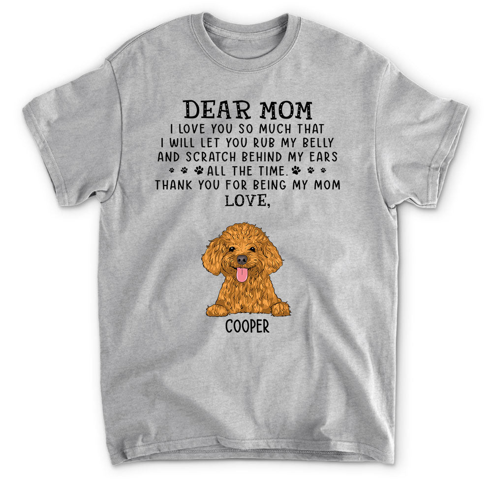 Personalized Custom Unisex 'Love You So Much' Pet Lover T-shirt