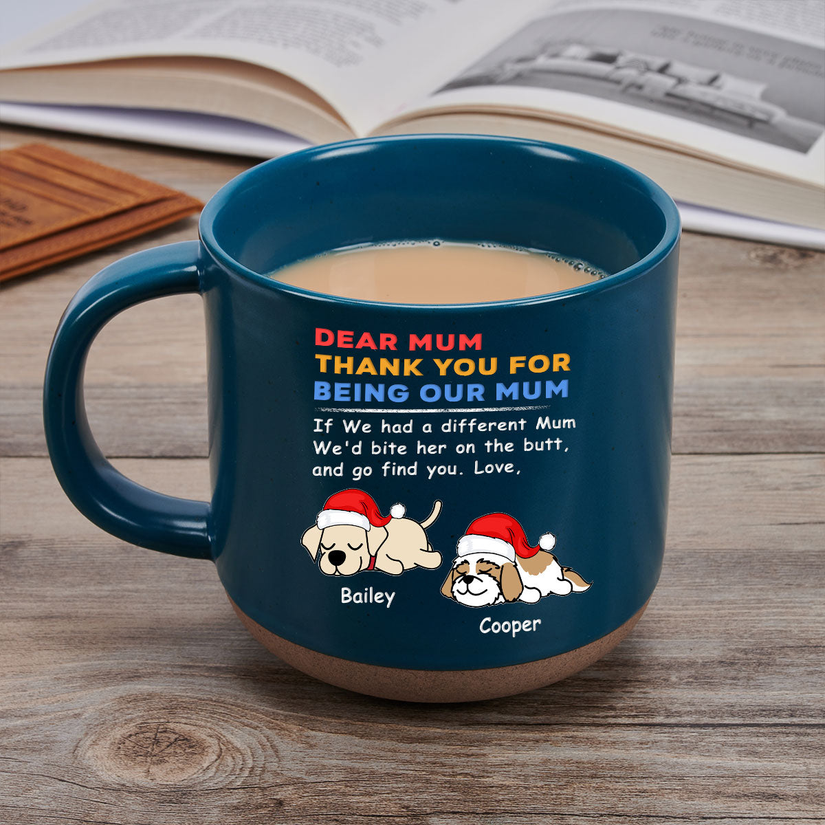 Personalized Custom 'If I Had A Different Mom Dad' Pottery Mug - Ideal Gift for Loved Ones