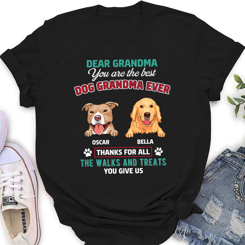 Personalized Custom Women's 'For All The Walks' T-shirt - Ideal Gift for Pet Lovers