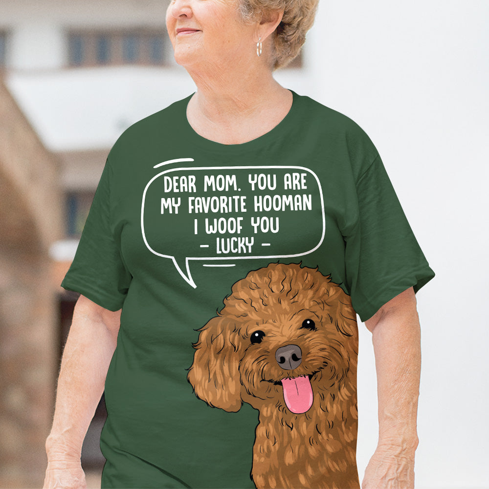 My Favorite Hooman - Unique Personalized All-over-print T-shirt