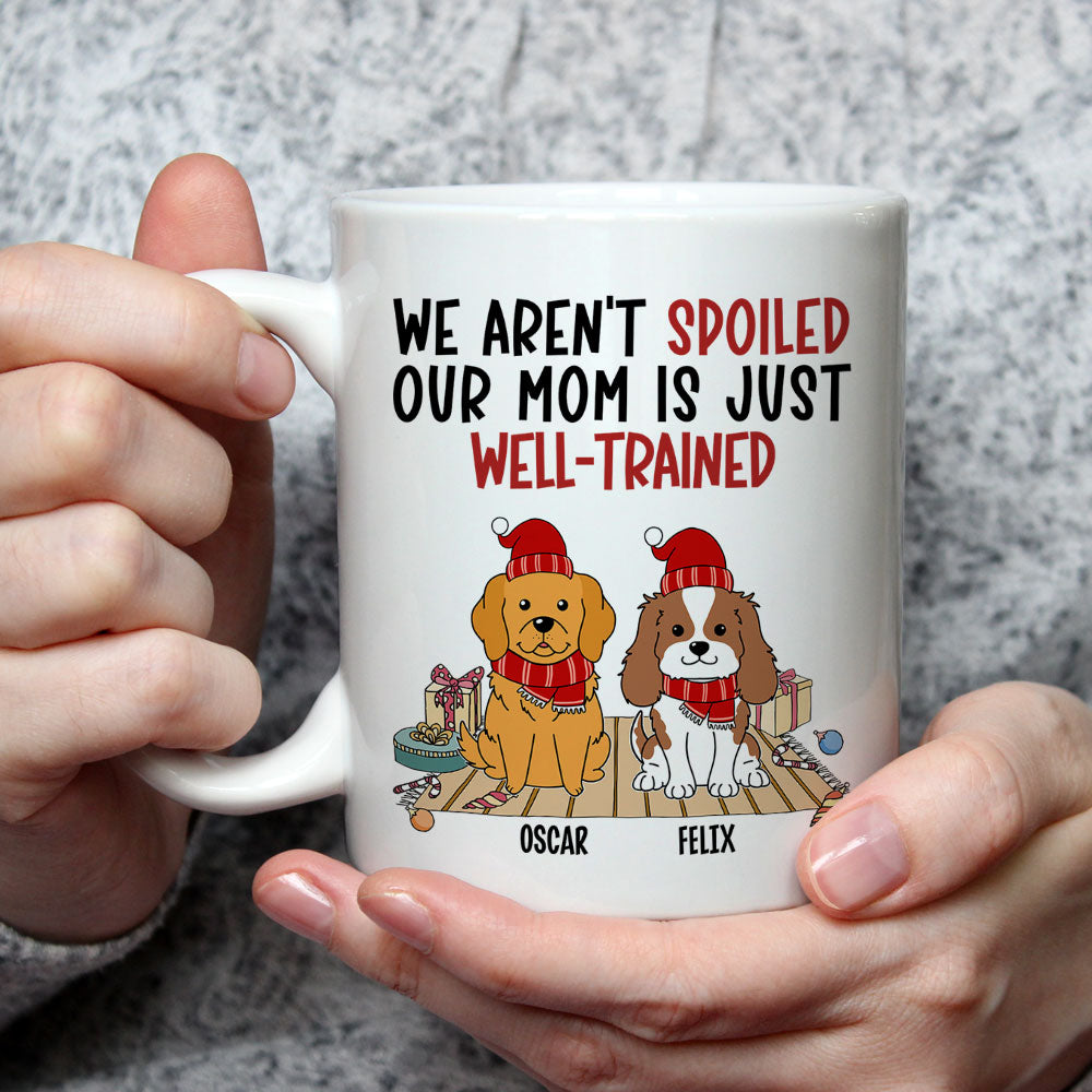 Well Trained Mom - Custom Personalized Coffee Mug for Pet Lovers