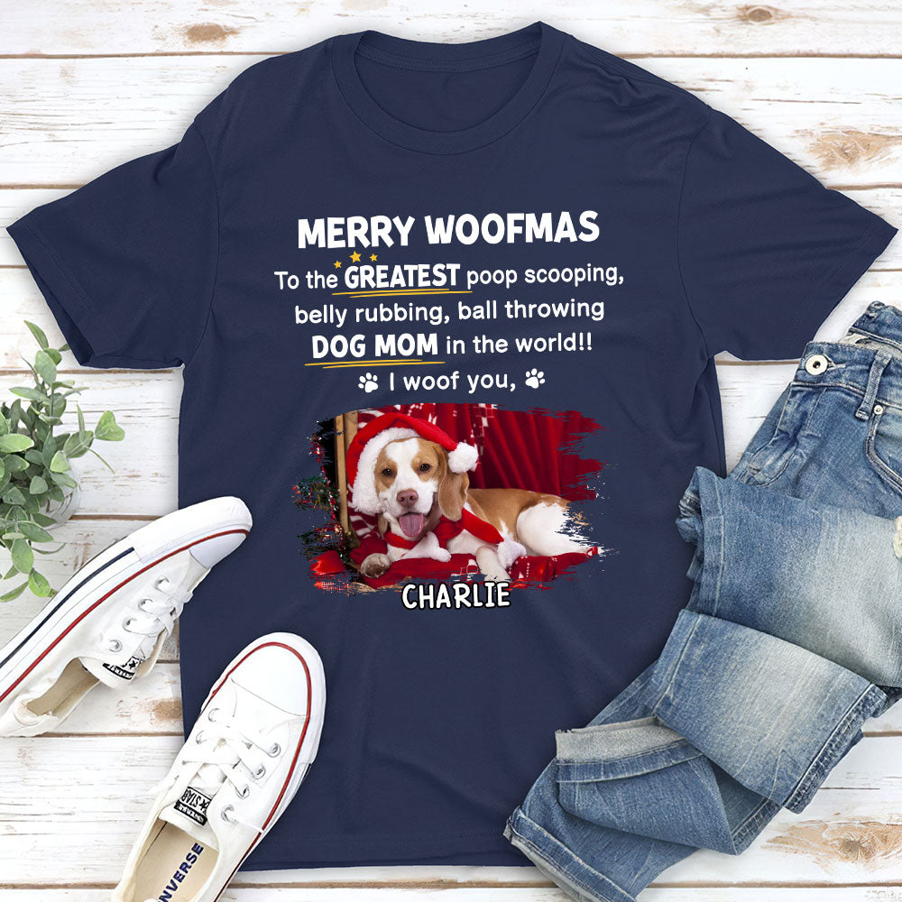 Top Woofmas Personalized Unisex Custom T - shirt for Pet Lovers