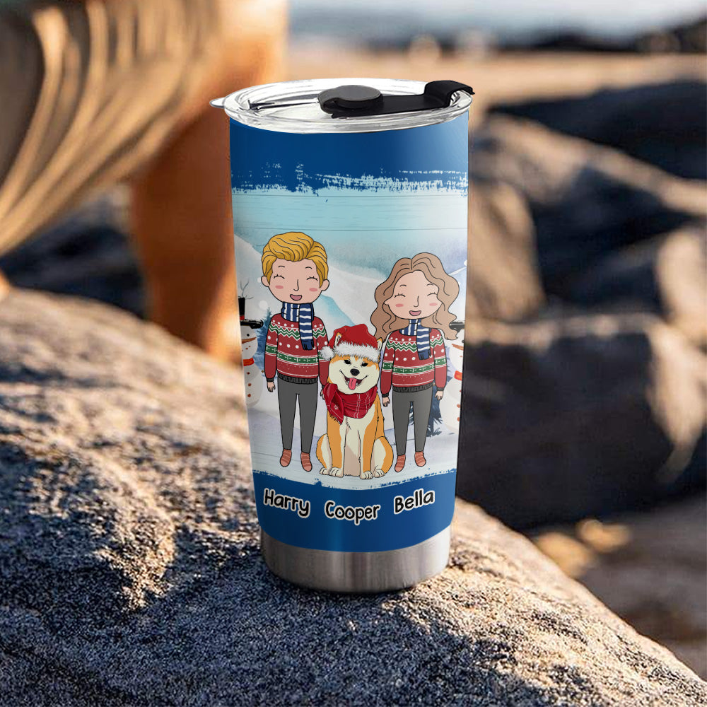 Personalized Custom Dog - Themed Tumbler for Ultimate Happiness