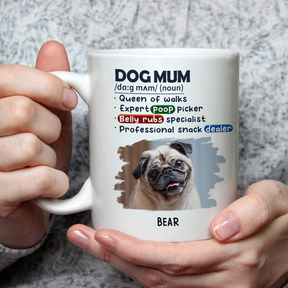 Personalized Custom Dog King Queen Of Walks Photo Coffee Mug - Ideal Gift for Loved Ones