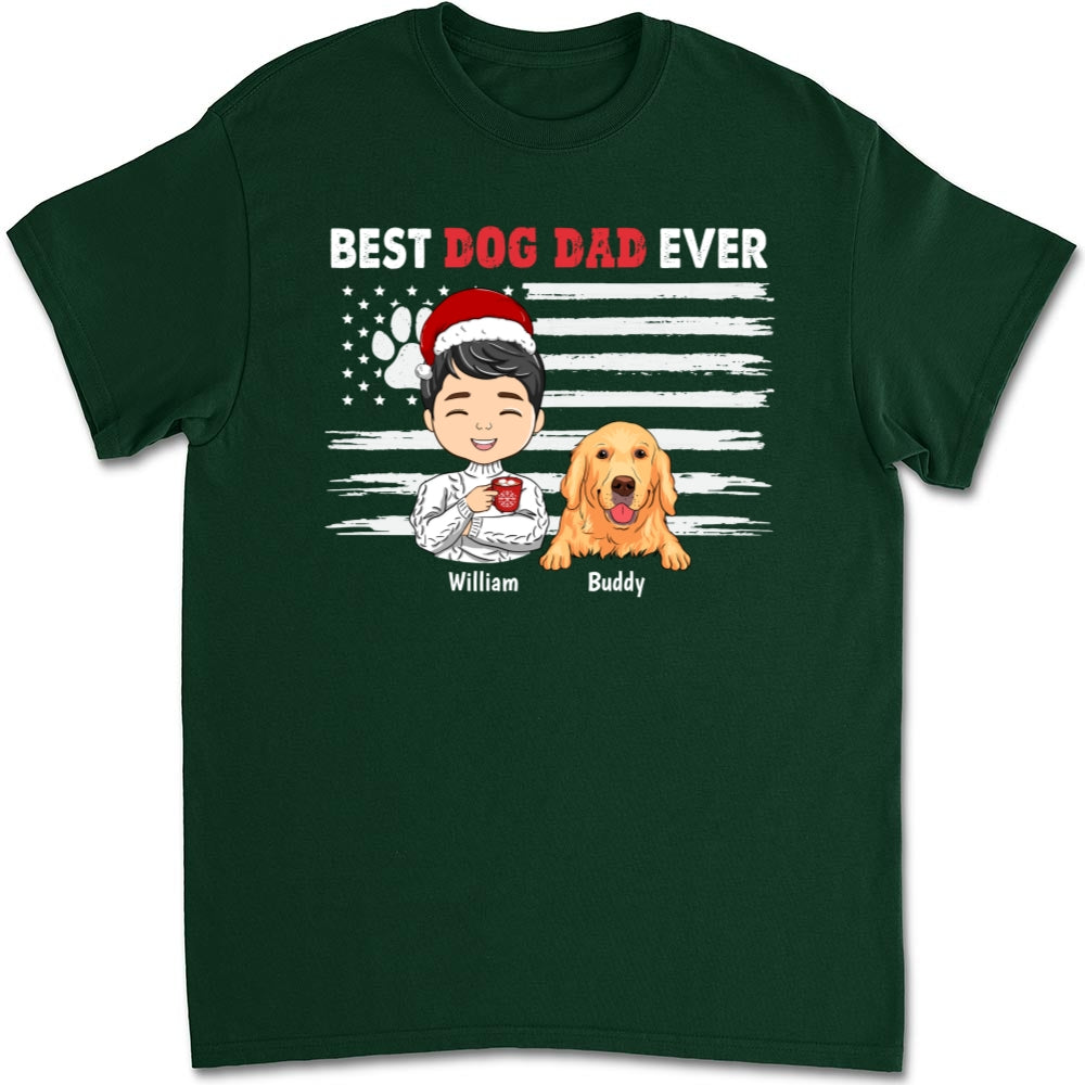 My Best Dad - Customizable Unisex Personalized T-shirt for Pet Lovers