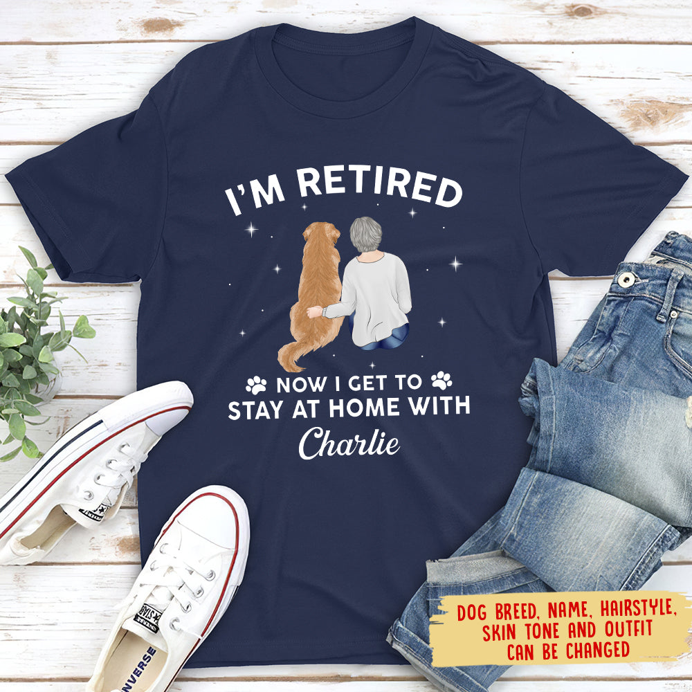 Personalized Custom Unisex Dog - Themed Stay - at - Home T - shirt