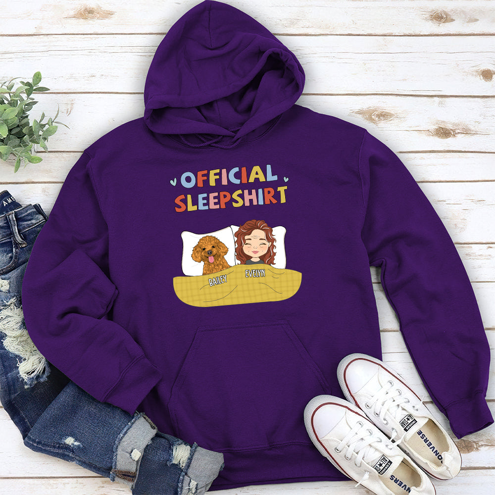 Personalized Happy Sleepshirt - Custom Hoodie for Pet Lovers