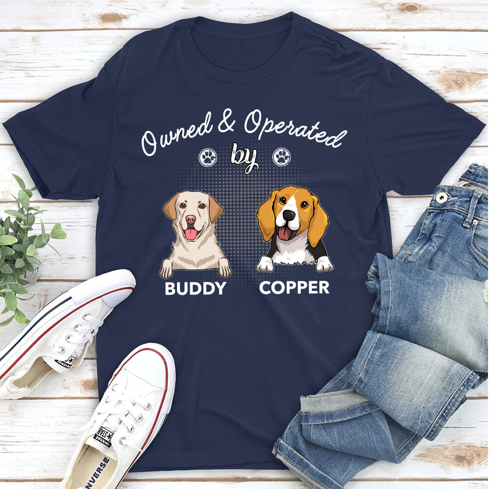Personalized Custom Unisex Dog - Operated T - Shirt: Ideal Gift for Pet Lovers