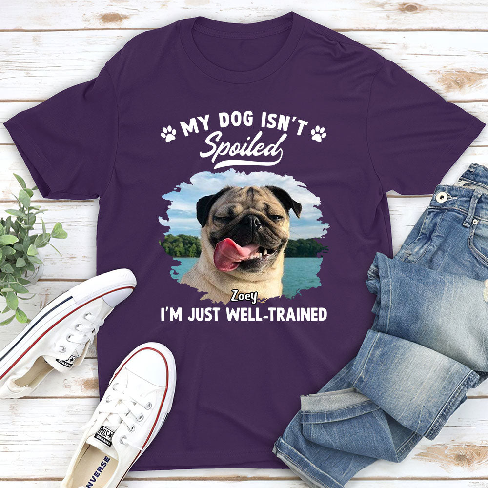 Spoiled Dog Personalized Unisex Custom T-shirt - Ideal Gift for Pet Lovers