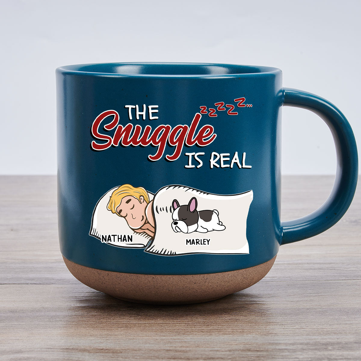 The Cozy Cuddle - Personalized Custom Ceramic Mug for Every Beverage