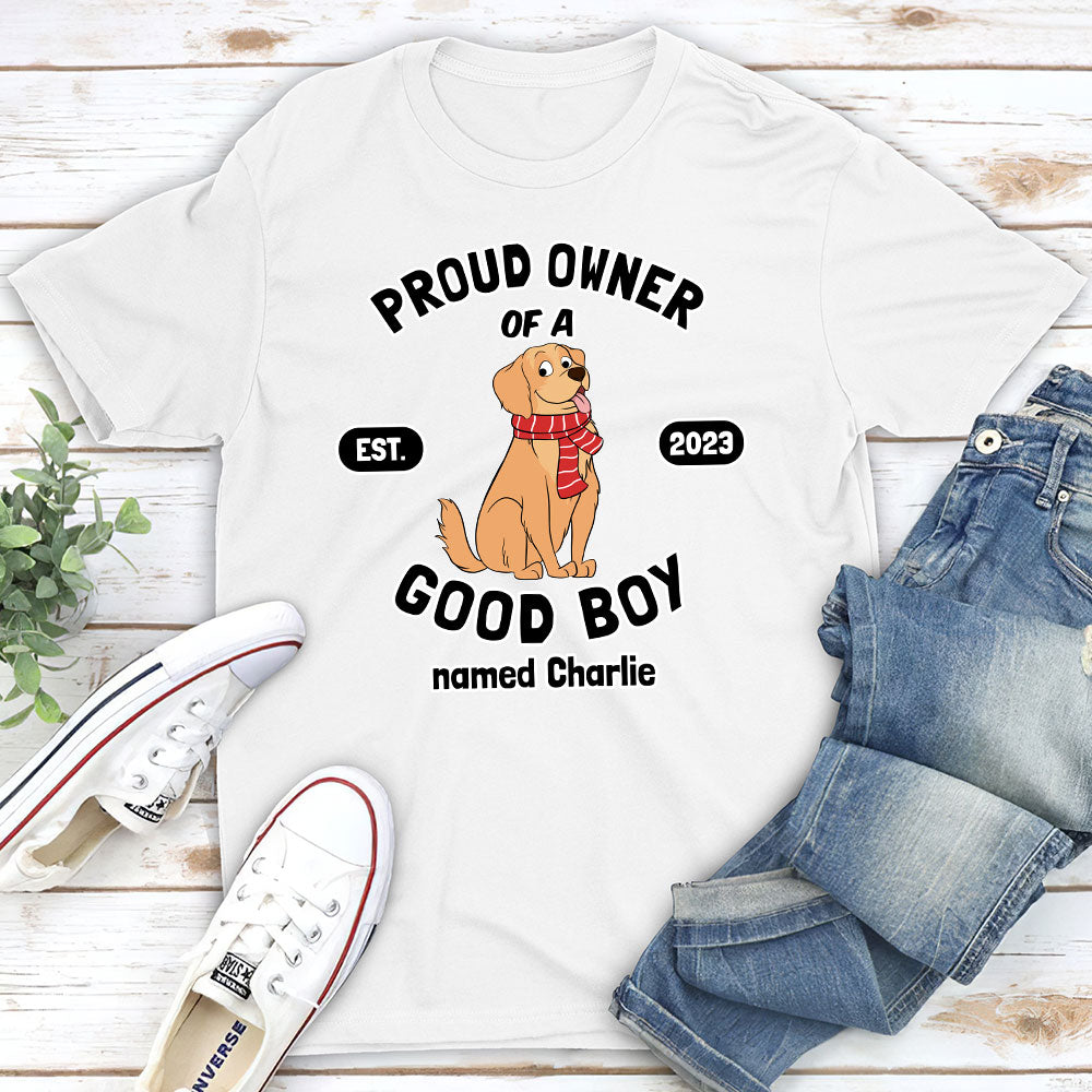 Personalized Unisex 'Proud Pet Owner' T-shirt - Ideal Gift for Pet Lovers