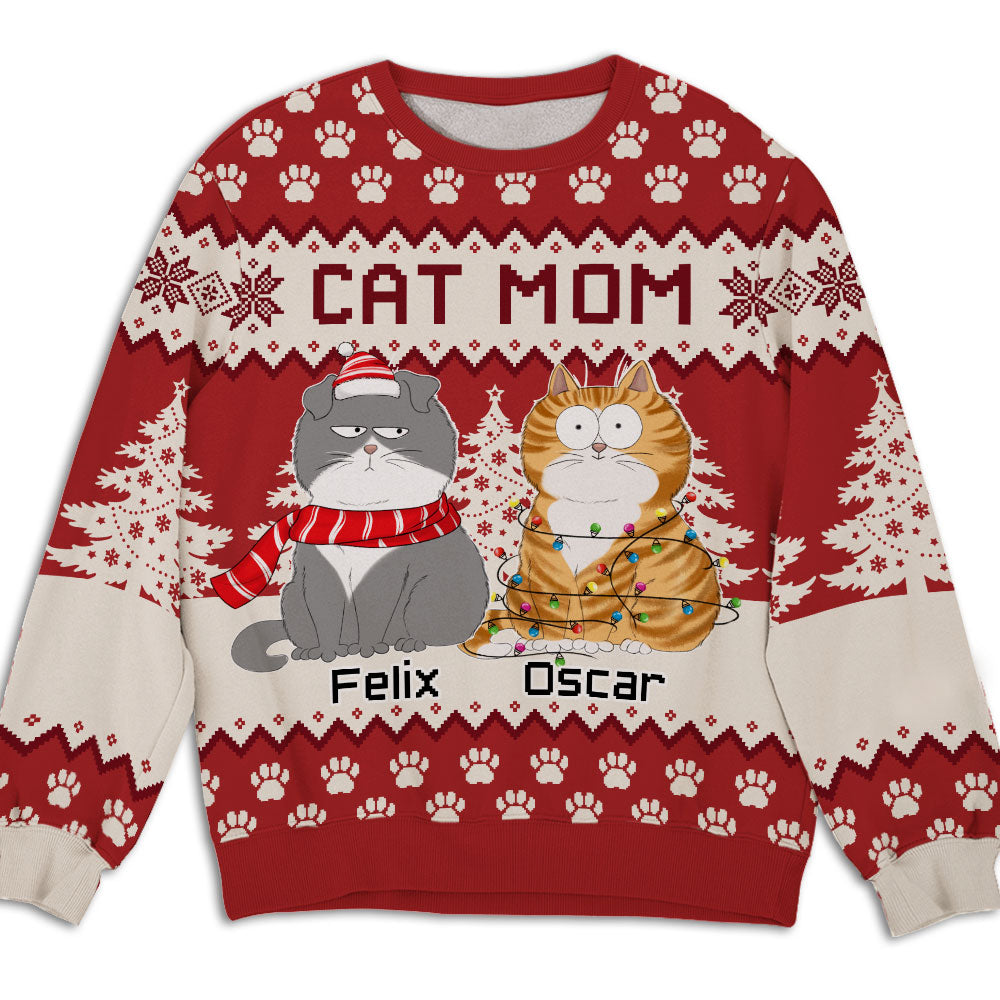 Paw Forest - Exclusive Personalized All-Over Print Sweatshirt for Pet Lovers