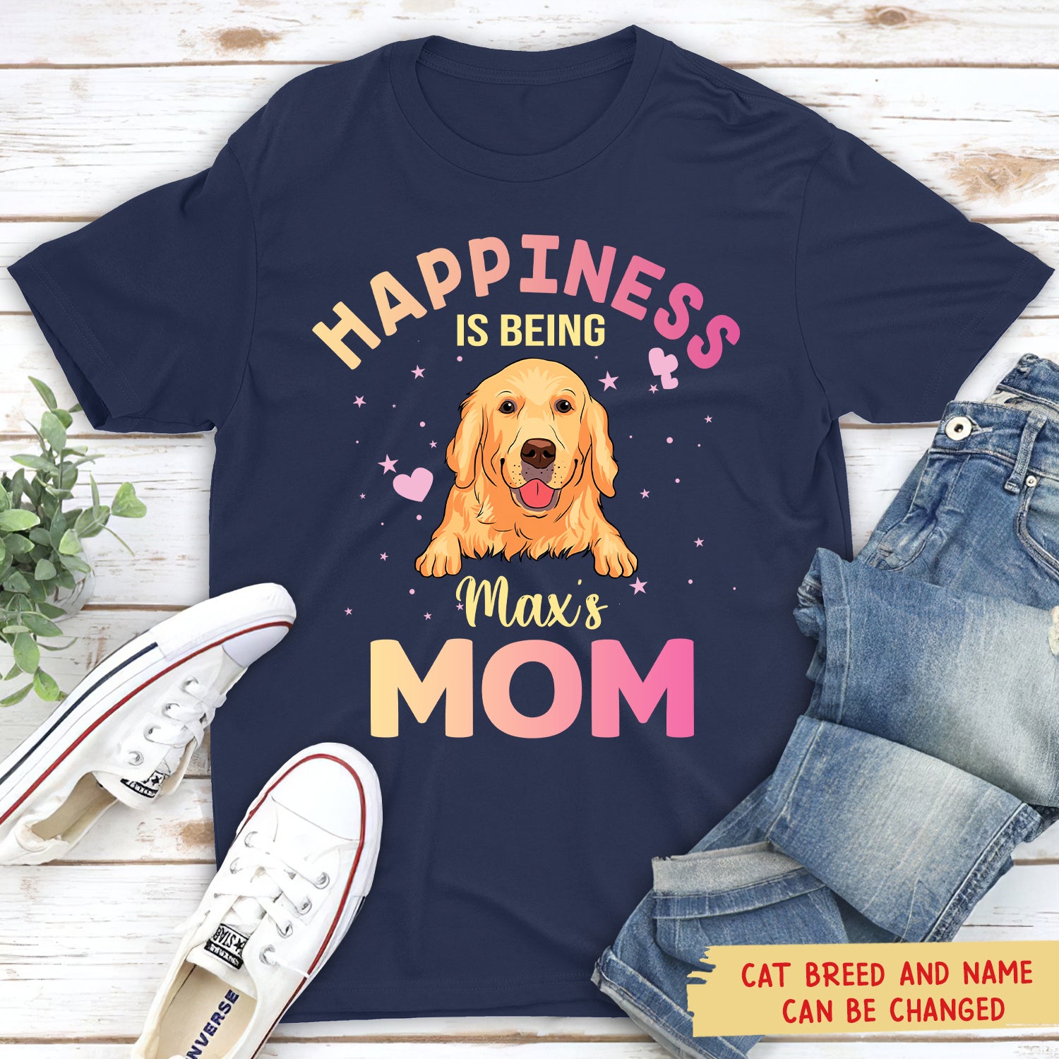 Personalized Unisex 'Being A Dog Mom' T-shirt - Ideal Gift for Pet Lovers