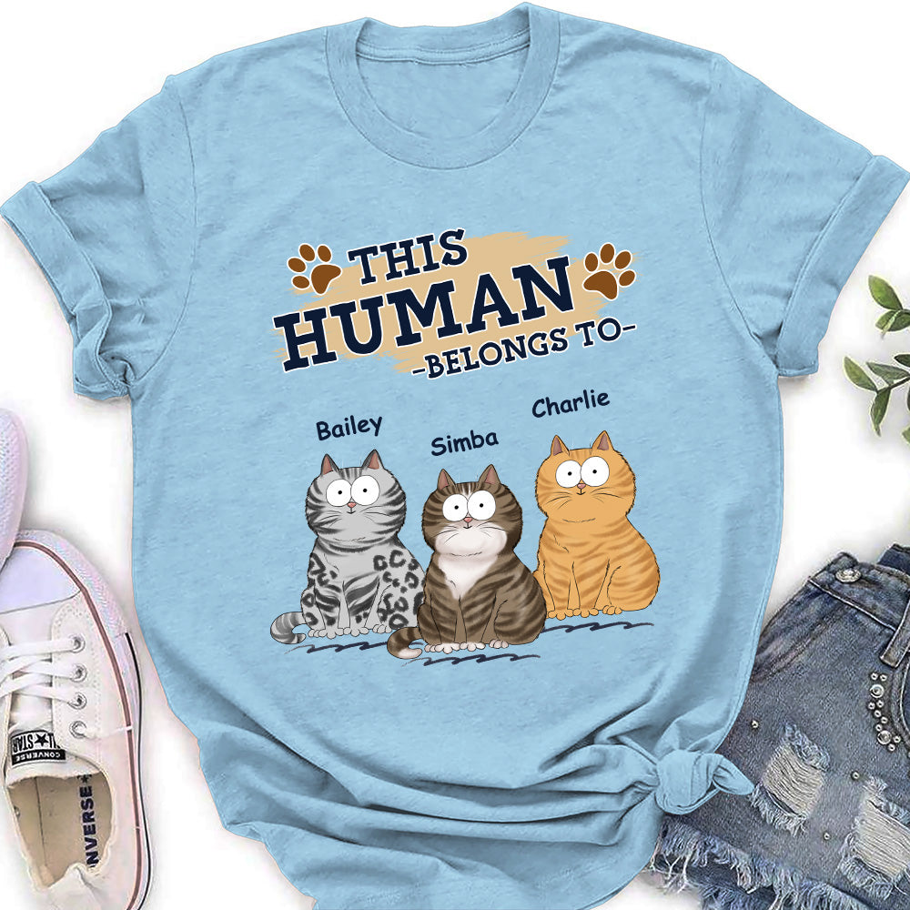 Personalized Custom Women's Cat Lover T-shirt - A Perfect Gift