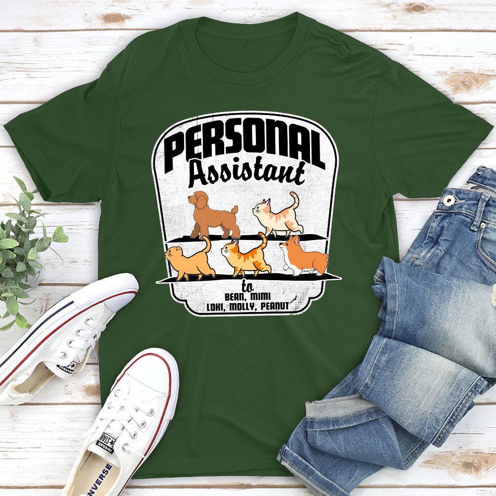Customizable Premium Pet Lover Personal Assistant T-shirt