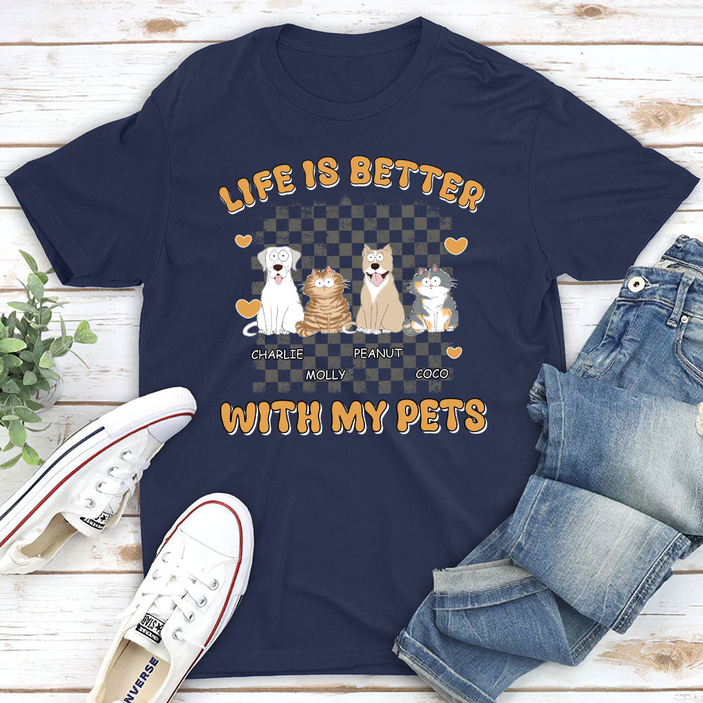 Personalized Unisex Pet Lover T-shirt - Enhance Your Life with Pets
