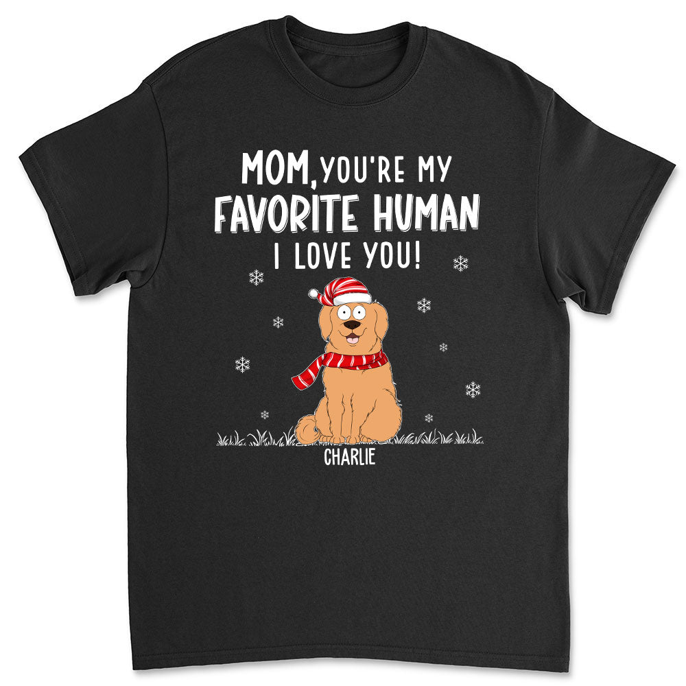 Customizable Unisex Christmas T-shirt - Ideal Gift for Pet Lovers