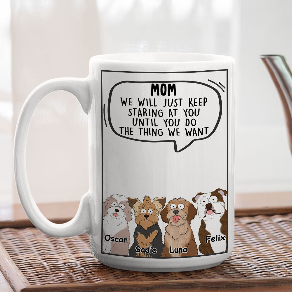 Personalized Custom 'I Will Just' Coffee Mug - Ideal Gift for Pet Lovers