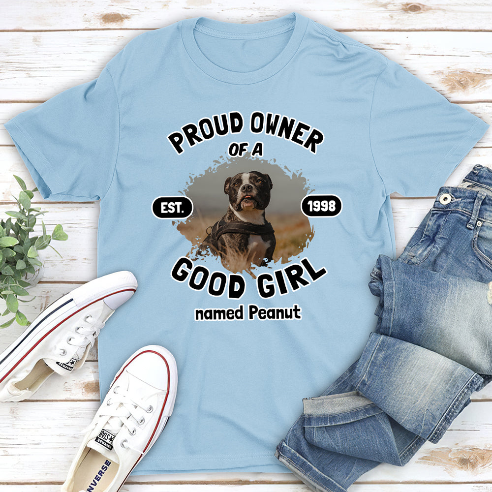 Personalized Unisex 'Proud Pet Owner' Photo T-shirt - Ideal Gift for Pet Lovers