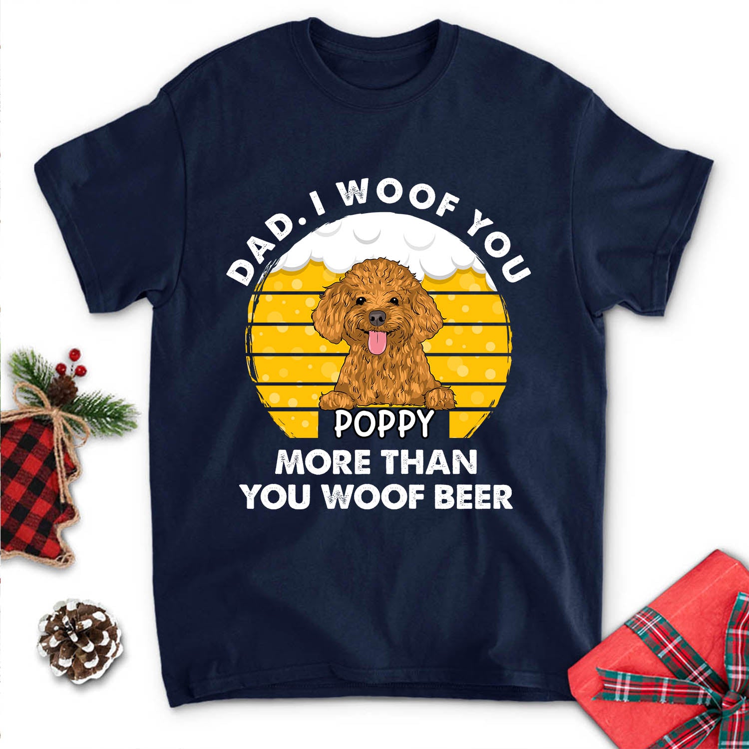 You Woof Beer - Customizable Unisex Personalized T - shirt for Pet Lovers