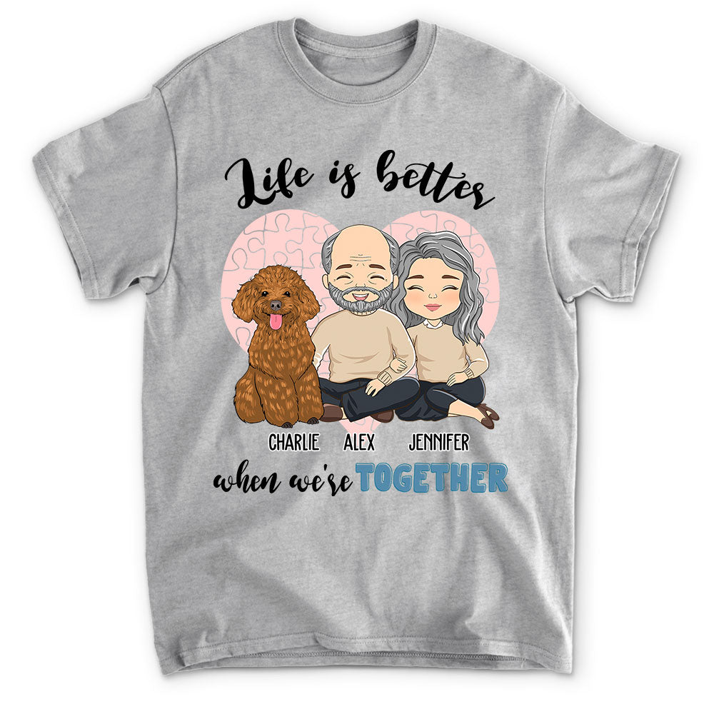 Better Together - Customizable Unisex Personalized Pet Lover T-shirt