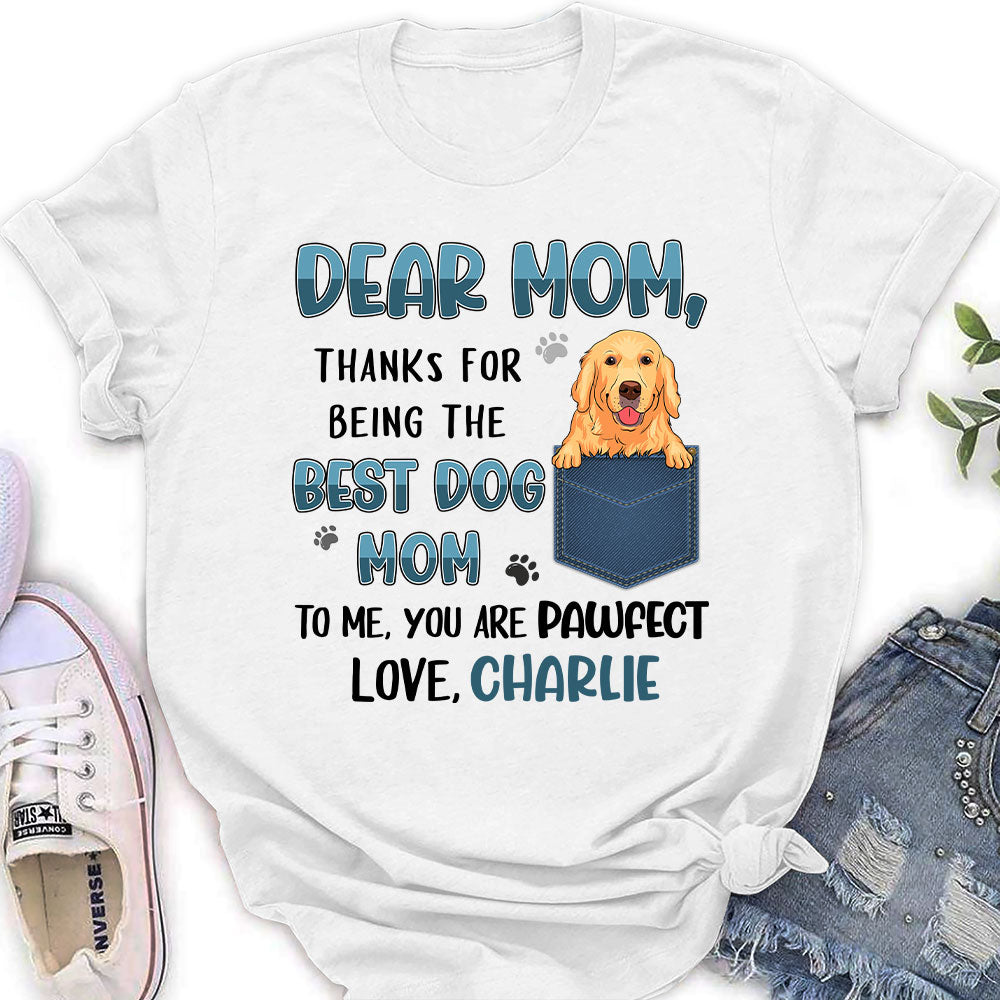 Personalized Dog Thank You Women's T-shirt - Ideal Gift for Pet Lovers