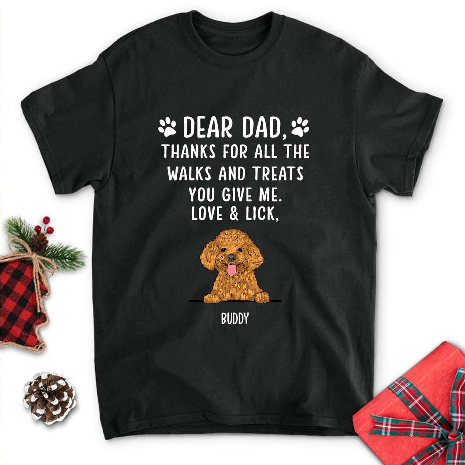 Personalized Unisex 'Thanks For All The Treats' T-shirt - Ideal Gift for Pet Lovers