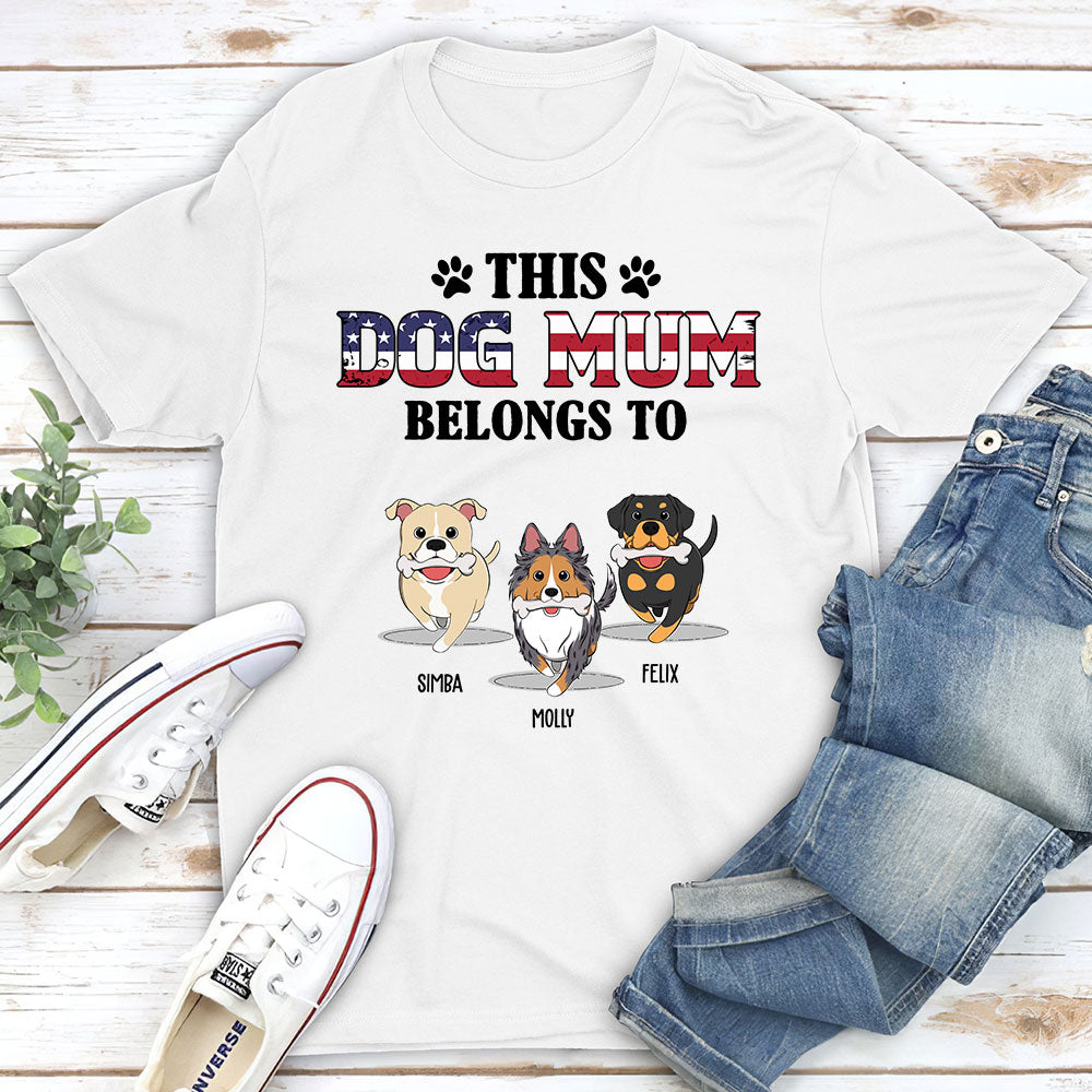 Exclusive Personalized Unisex Dog Dad T-shirt - A Must - Have for Pet Lovers