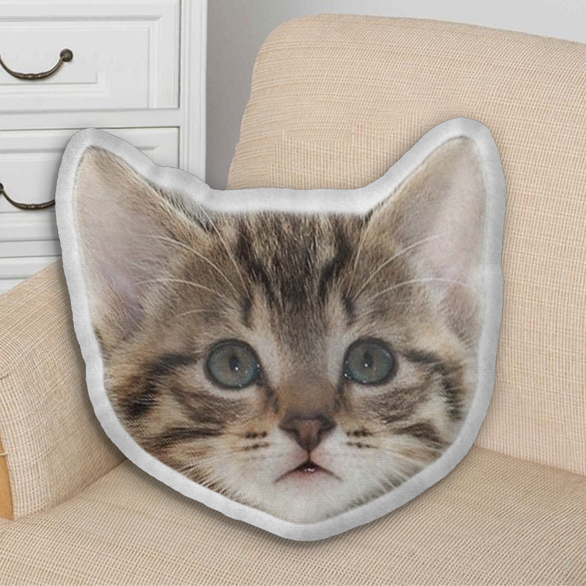 Personalized Custom Photo Pet Shaped Pillow - Unique Gift Idea