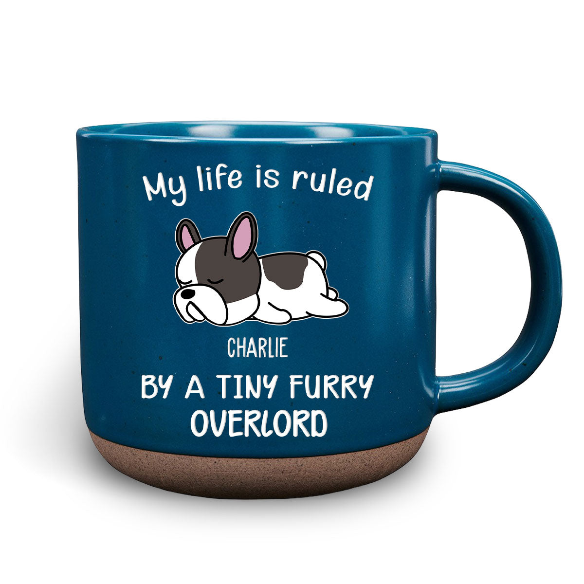 Personalized Ver Dog Ceramic Mug - Ruled By Tiny Furry Overlords