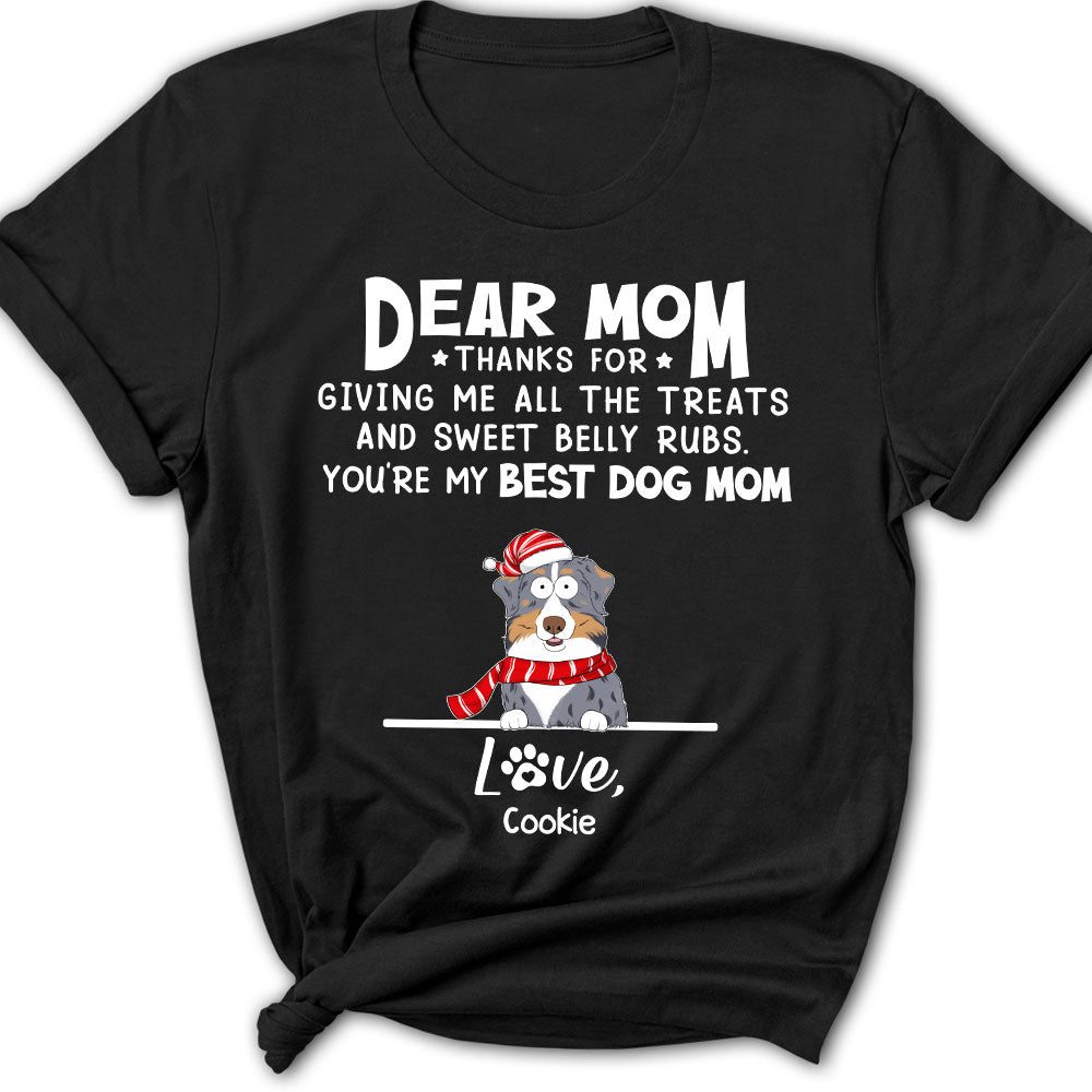 Sweet Belly Rubs - Customizable Personalized Women's Pet Lover T-shirt